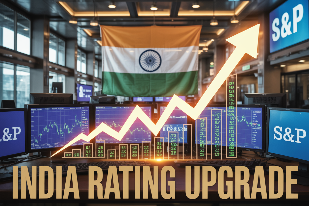 बड़ी खबर: S&P ने बढ़ाई भारत की रेटिंग, अब विदेशी निवेश में होगा धमाका!