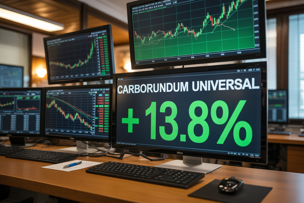 कार्बोरंडम यूनिवर्सल स्टॉक 13.8% उछला, क्यों?