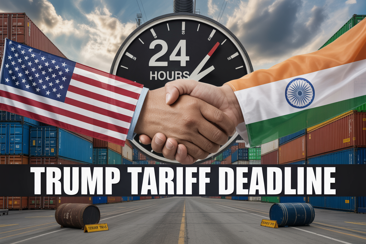 भारत पर ट्रम्प का अतिरिक्त टैरिफ - कल तक की समय सीमा