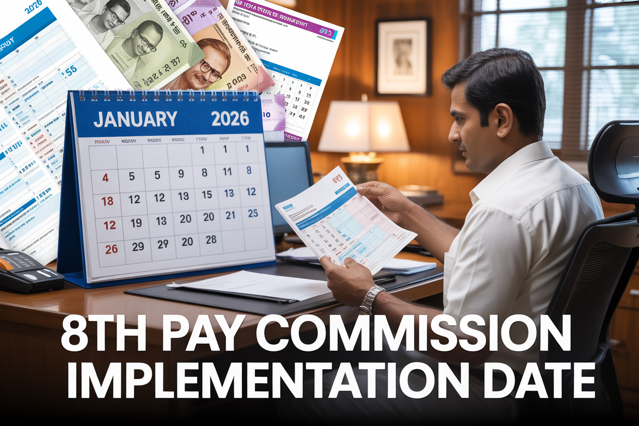 8वें वेतन आयोग की बढ़ोतरी कब से लागू होगी? 1 जनवरी 2026 या देर से?