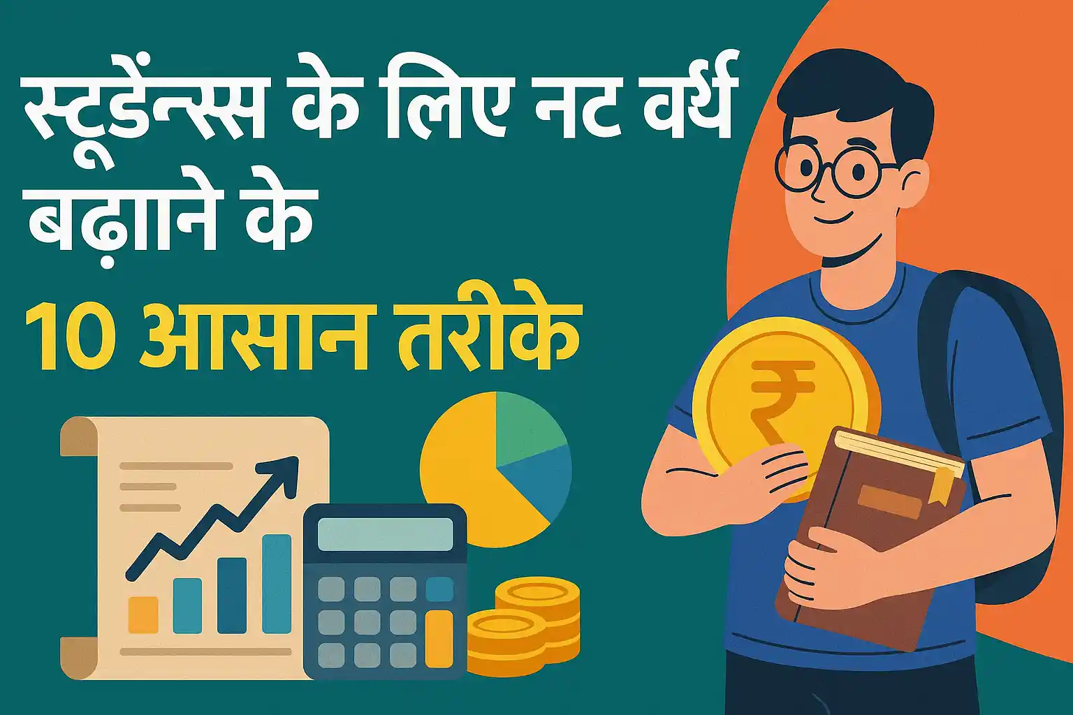 10 ways to increase net worth for students - in hindi