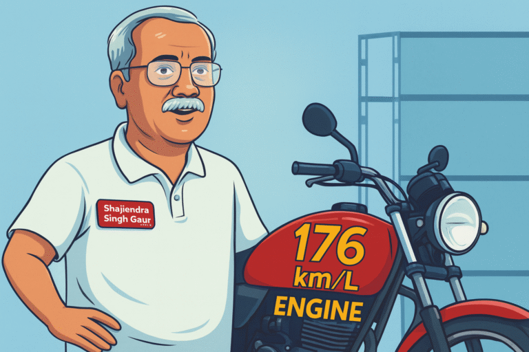 An Engine that gives 176 KMPL mileage