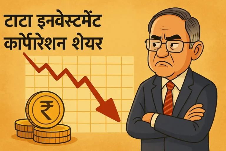 टाटा इन्वेस्टमेंट कॉर्पोरेशन शेयर आज क्यों गिरा