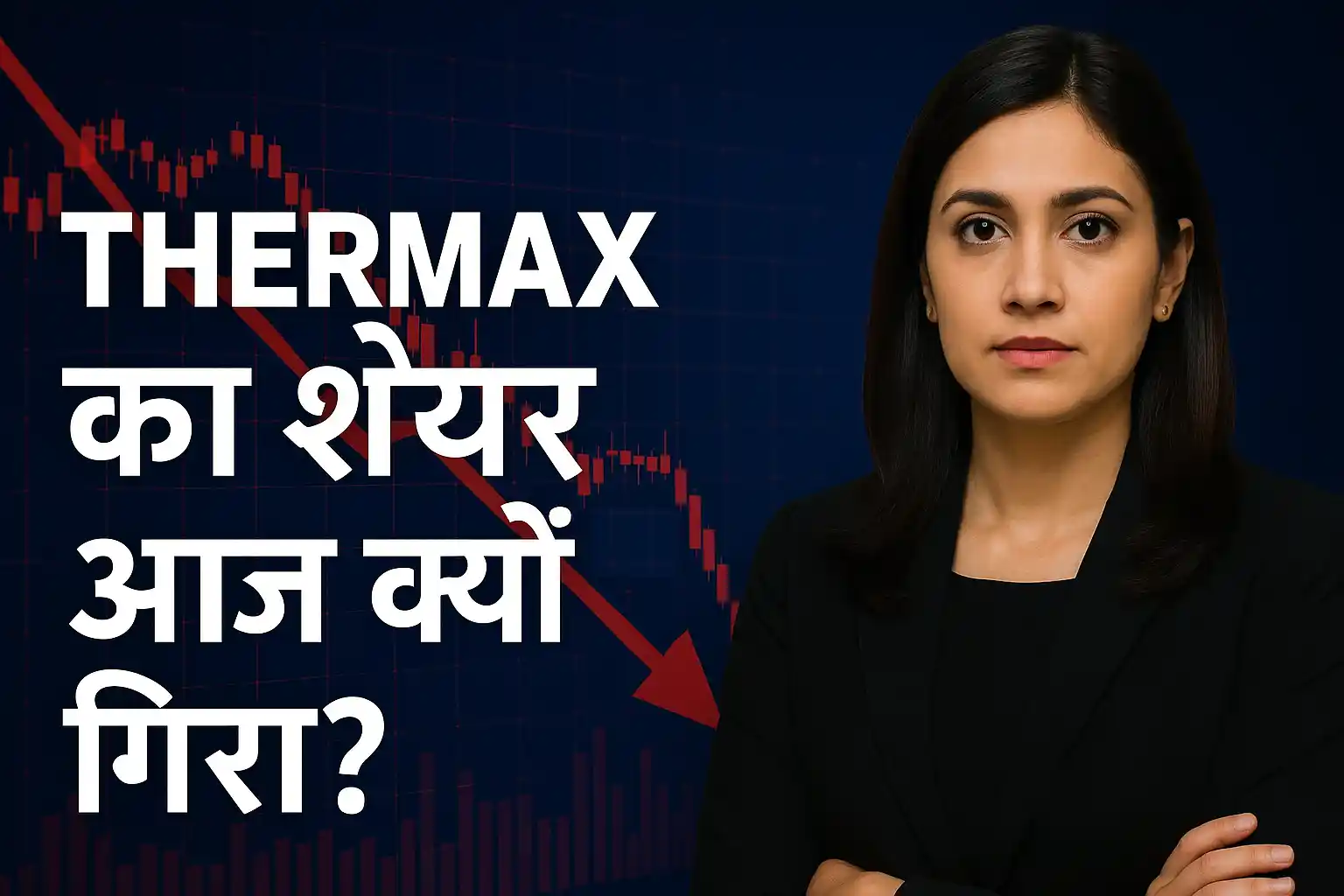Thermax का शेयर आज क्यों गिरा? कमजोर Q2 FY26 परिणाम, मार्जिन दबाव और प्रोजेक्ट लागत बढ़ने के कारण शेयर में गिरावट पर आधारित समाचार विश्लेषण।
